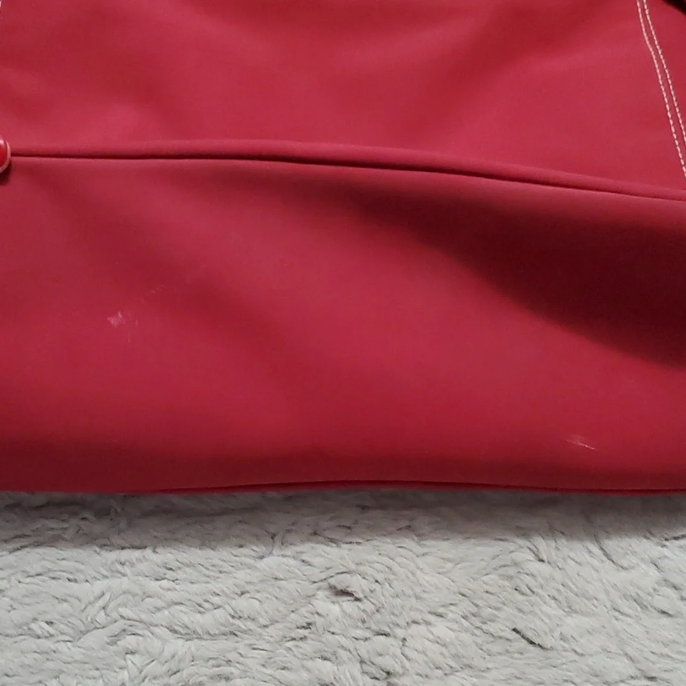 Covington Red nylon shoulder bag with coin purse
